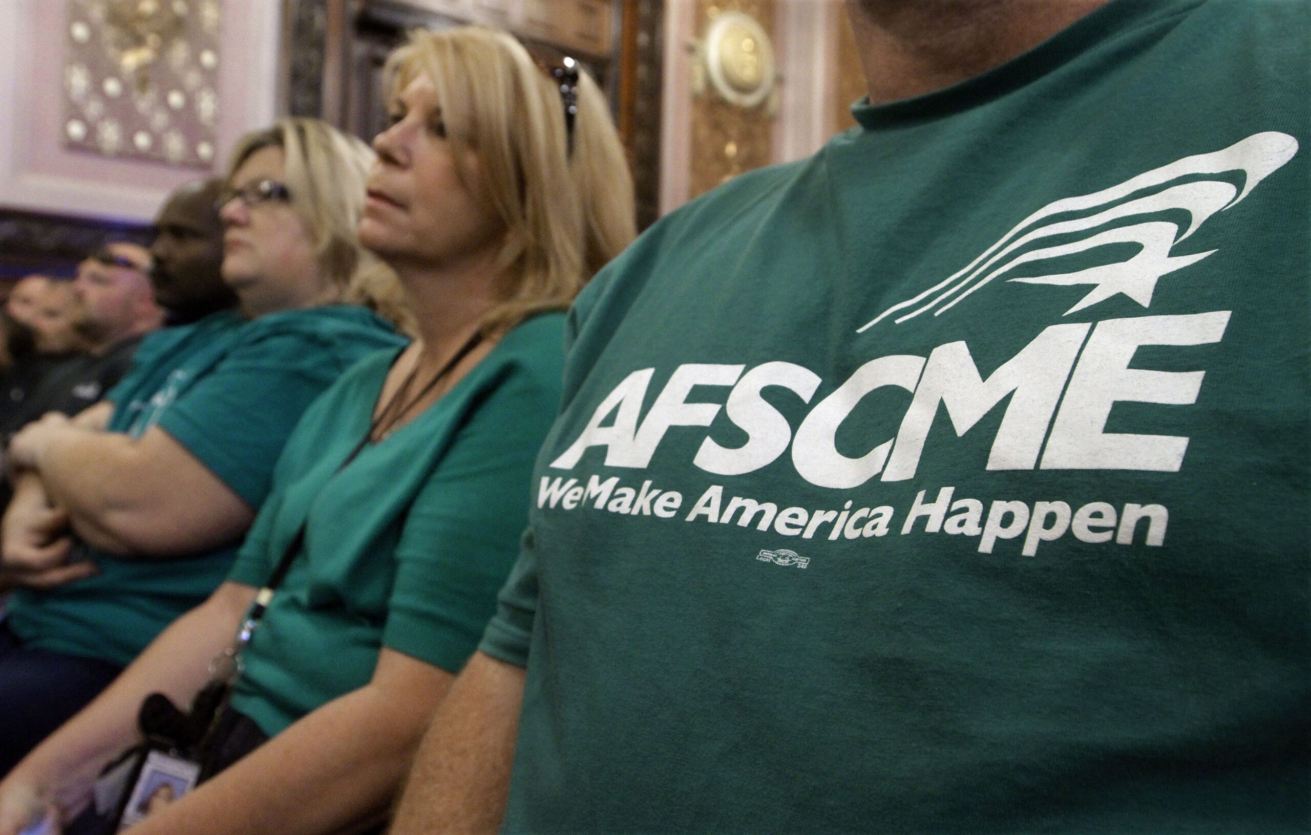 A coalition of public employee unions are spending through super PACs to support Gov. Hochul.